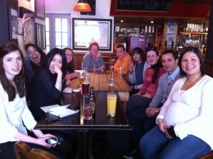 April Staff Pub Night EC Brighton Staff in the Mucky Duck Pub