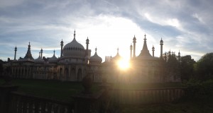 Spring sunrise over the Royal Pavilion, Brighton