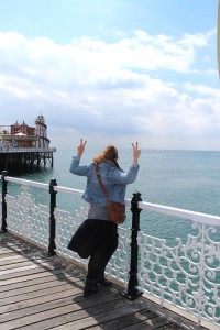 Charline at the Brighton Pier! 10357963_4186283031640_1362829883_n