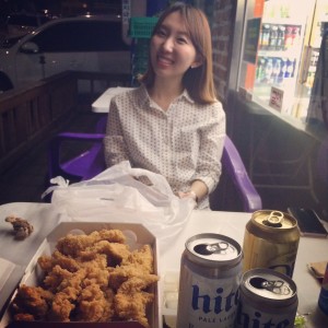 Chimek (chicken and beer)!