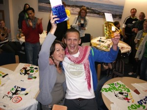 The winning team- Lavonne & Cor