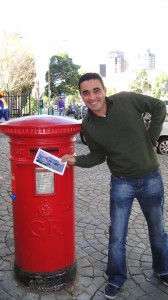 Dr. Ben at the postbox