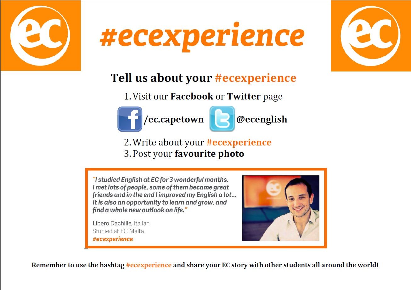 #ecexperience poster