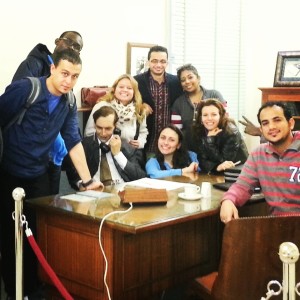 With my High Int class (2013) at The Heart Museum