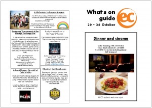 What's on guide week 42