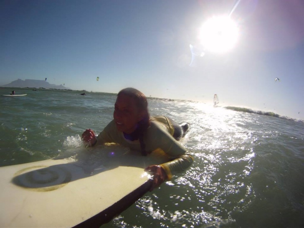 Surf lesson in Big Bay