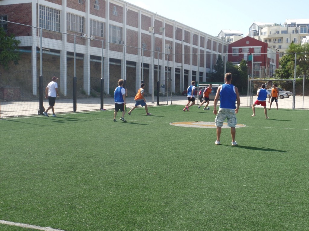 Soccer match against LAL