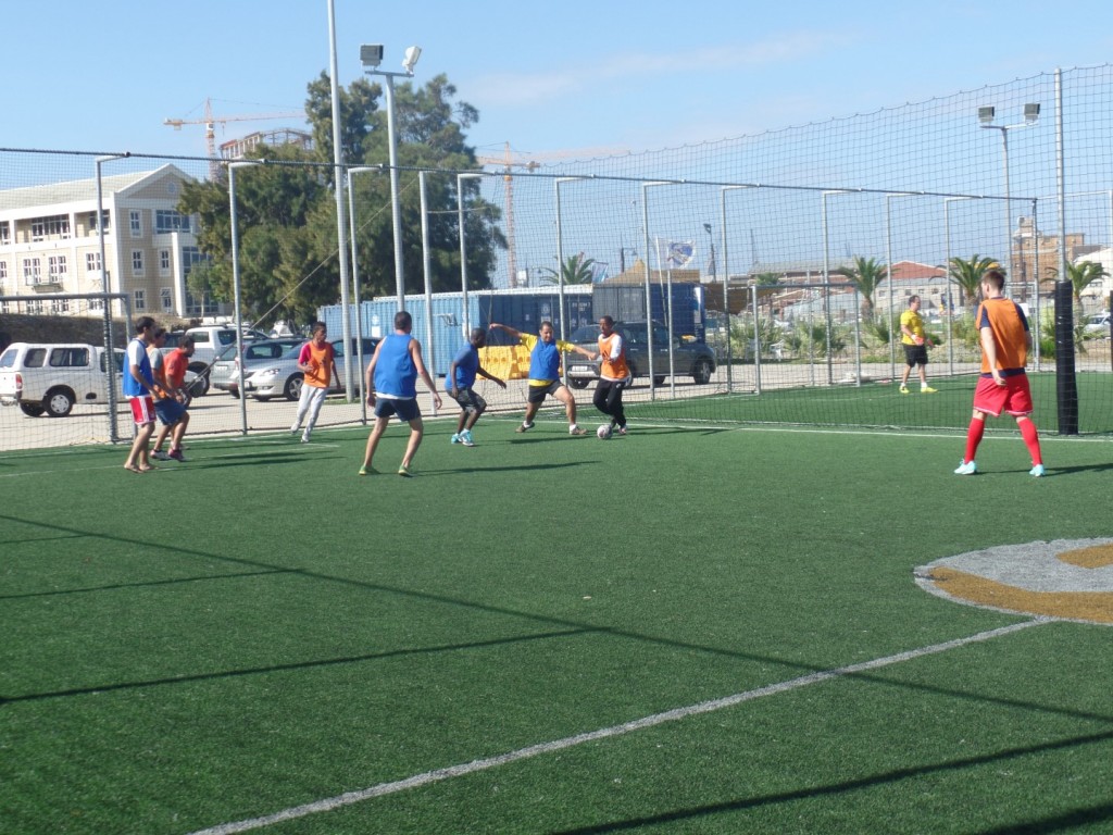 Soccer match against LAL