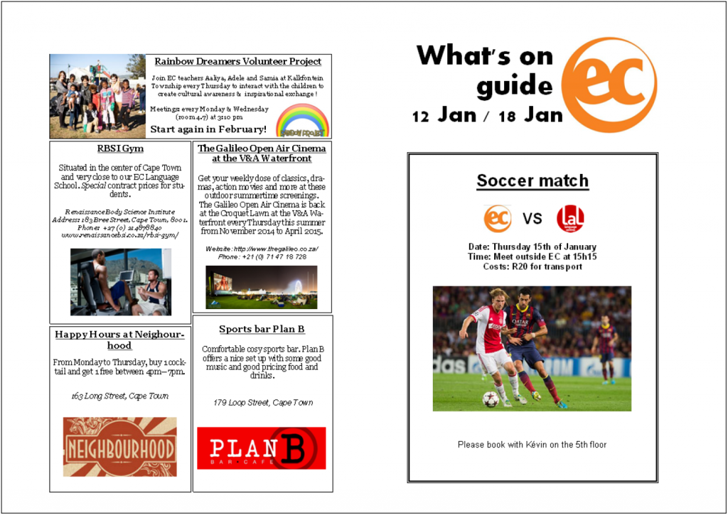 What's on Guide