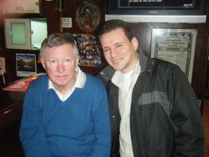 Sir Alex Ferguson and Simon Formosa Sir Alex Ferguson and Simon Formosa