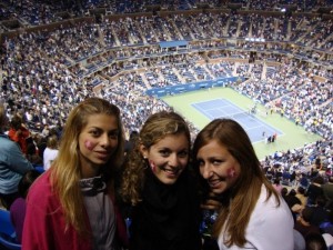 us-open Muge, Cornelia, and Enrica