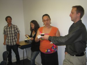 may-21-2010-006 EC San Diego teachers enjoy the sweet treat.