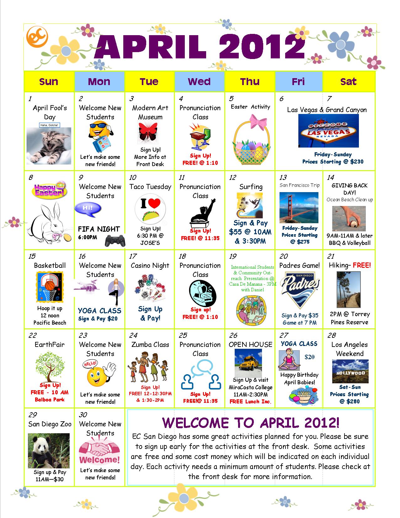 April 2024 Activity Gloria Teirtza