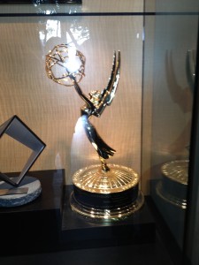 This is one of Dolby studios Emmy Awards. The Emmy's are Television Awards and a pretty big deal!