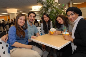 EC students in the Lounge