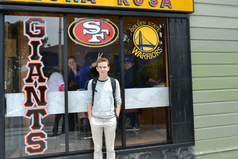 Arthur in San Francisco to study English in the USA Arthur in San Francisco to study English in the USA