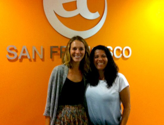 Giselle and Vera at EC San Francisco English language center Giselle and Vera at EC San Francisco English language center