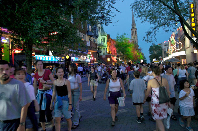 Montreal Image Of The Day Le Quartier Latin Ec Montreal Blog