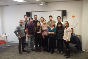 TOEFL teacher Andrew and his students