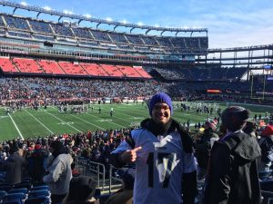 EC student at Patriots Game