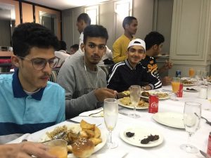 Students enjoying themselves at the Iftar dinner with EC English Cape Town Students enjoying themselves at the Iftar dinner with EC English Cape Town