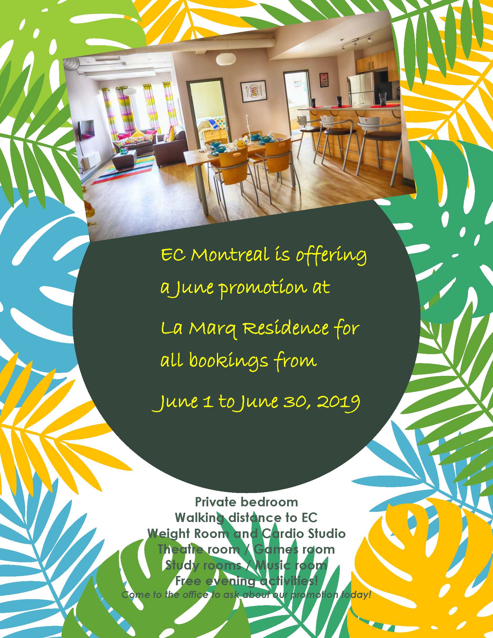 Ec Montreal S June Promotion At La Marq Residence Ec