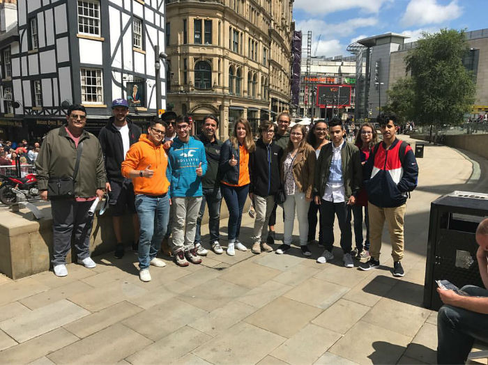 A sunny day for our Manchester Orientation Tour! Welcome to our new students!