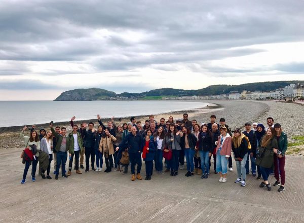 Students learning English at EC Manchester visit North Wales