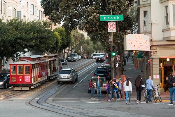 Prendi il famoso Tram di San Francisco