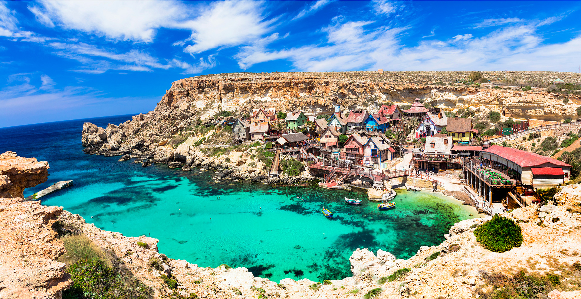 Anchor Bay, Popeye Village, en Malta