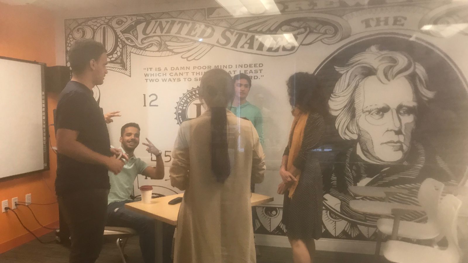 Students in class