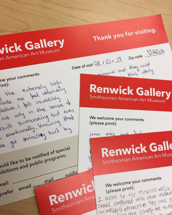 Messages from the Renwick