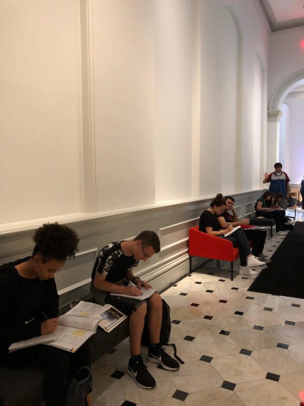 Students at the Renwick
