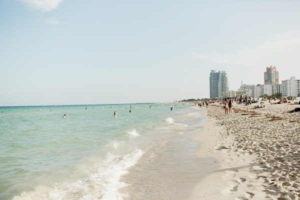 O mar de Miami