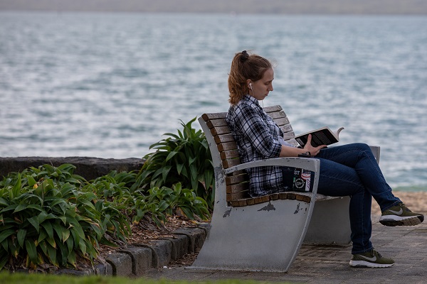 Estudante em Auckland