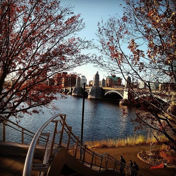 uma vista de Boston